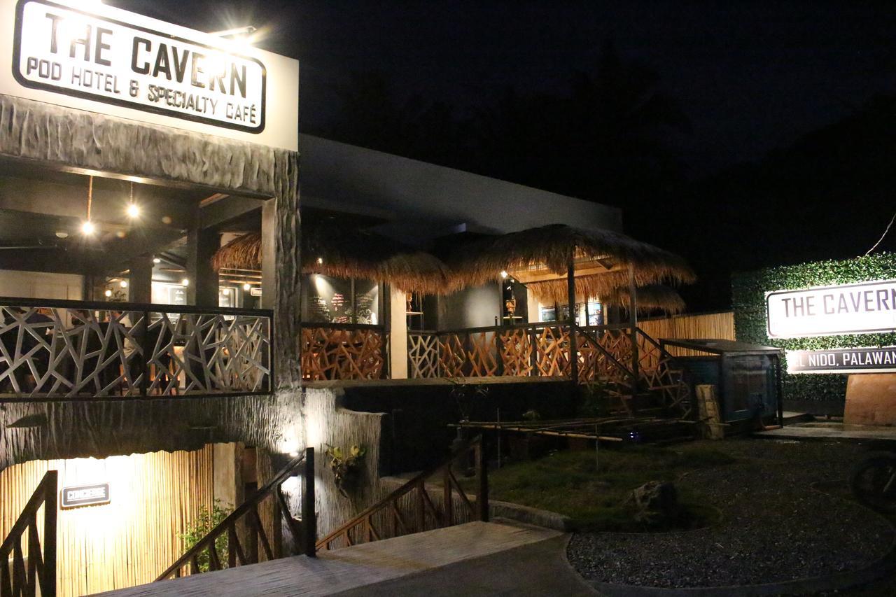 The Cavern Pod Hotel & Specialty Cafe El Nido Luaran gambar